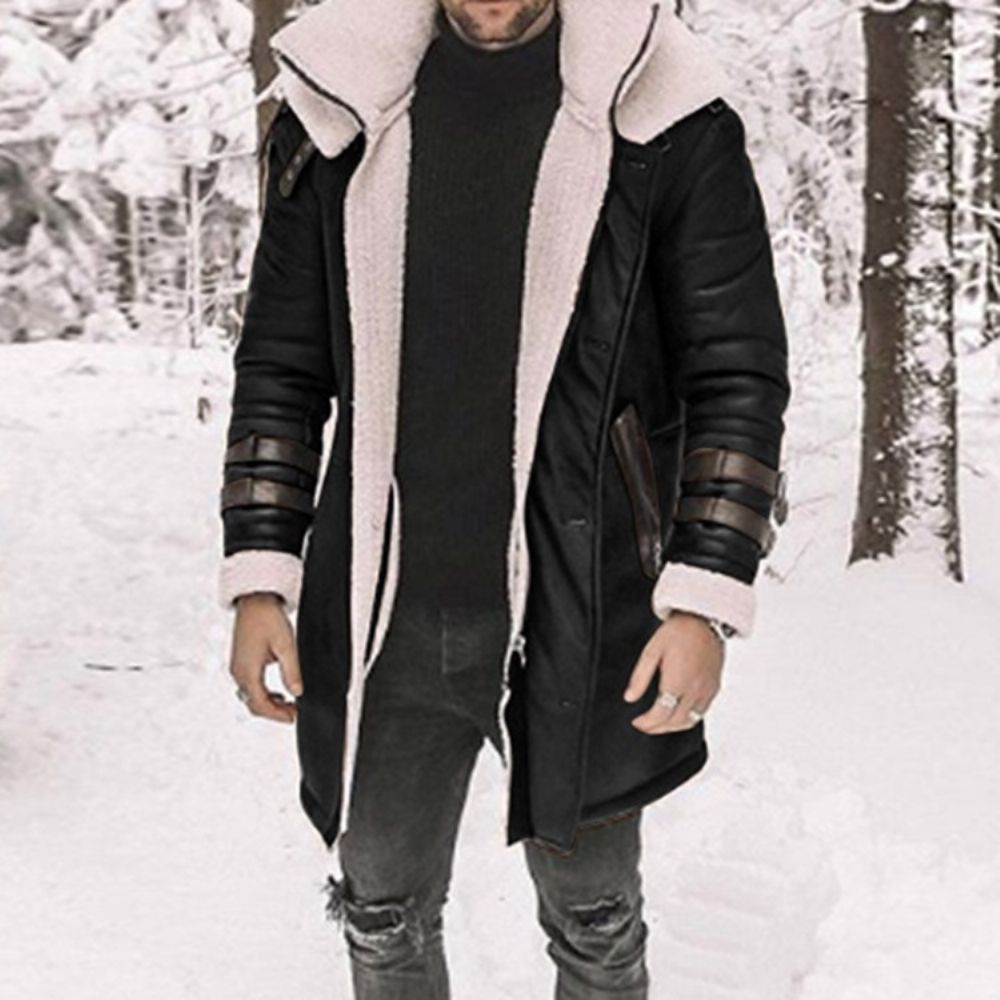 Color Block Patchwork Fleece Winter Ritsjack