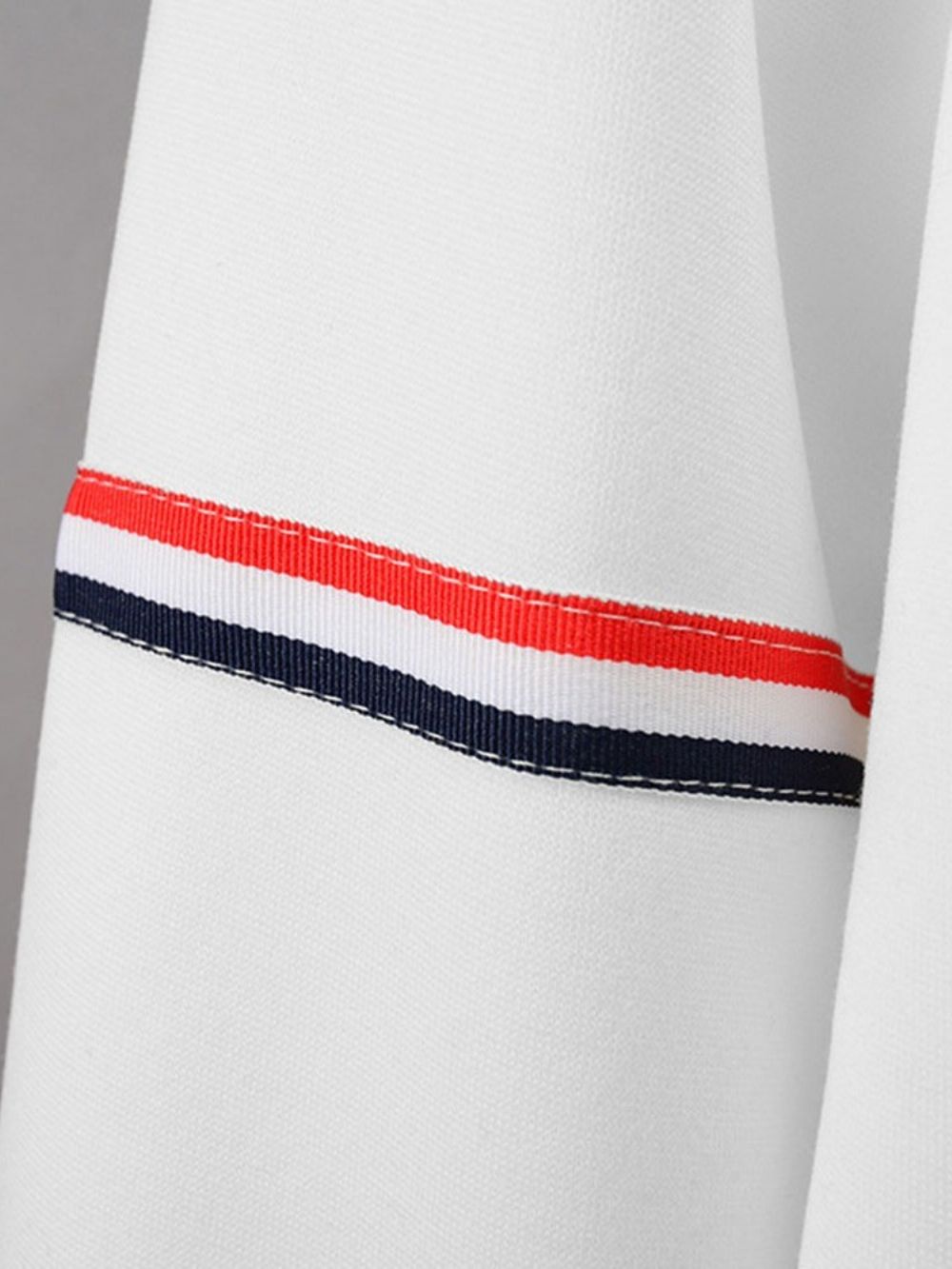 Rits Opstaande Kraag Color Block Slim Zipper Herenjack
