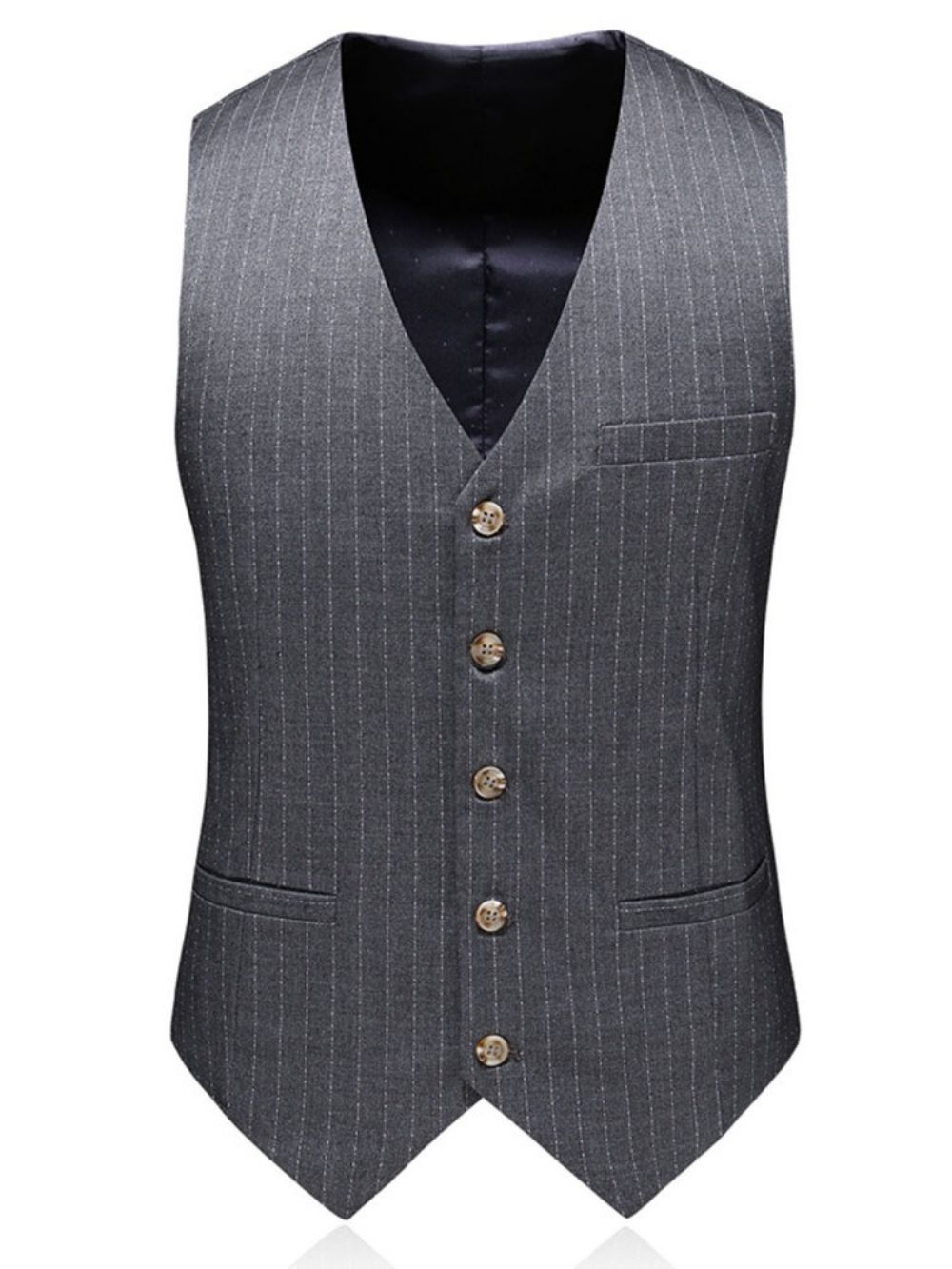 Blazer Double-Breasted Gestreept Jurkkostuum