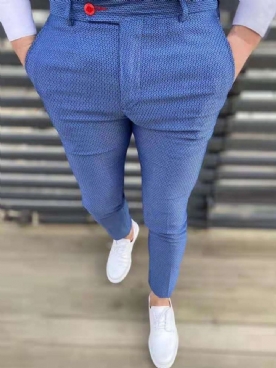 Blazerbroek Met Halfhoge Taille En Ol-Zak Over De Volledige Lengte