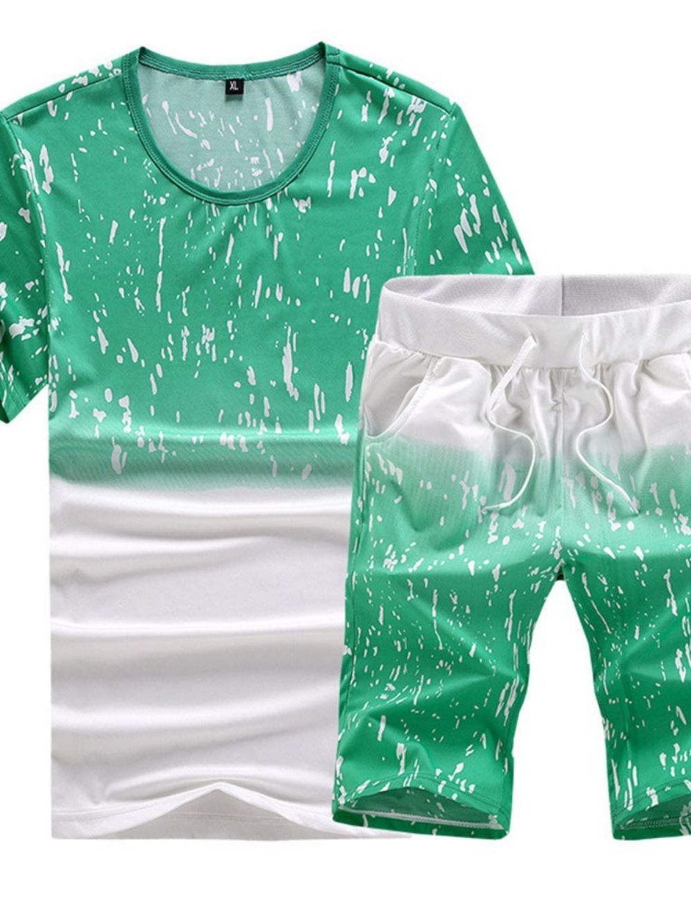 Casual Broek Herenoutfit Met Print