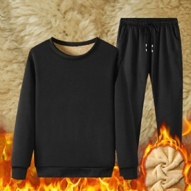 Casual Broek Met Print Heren Winteroutfit