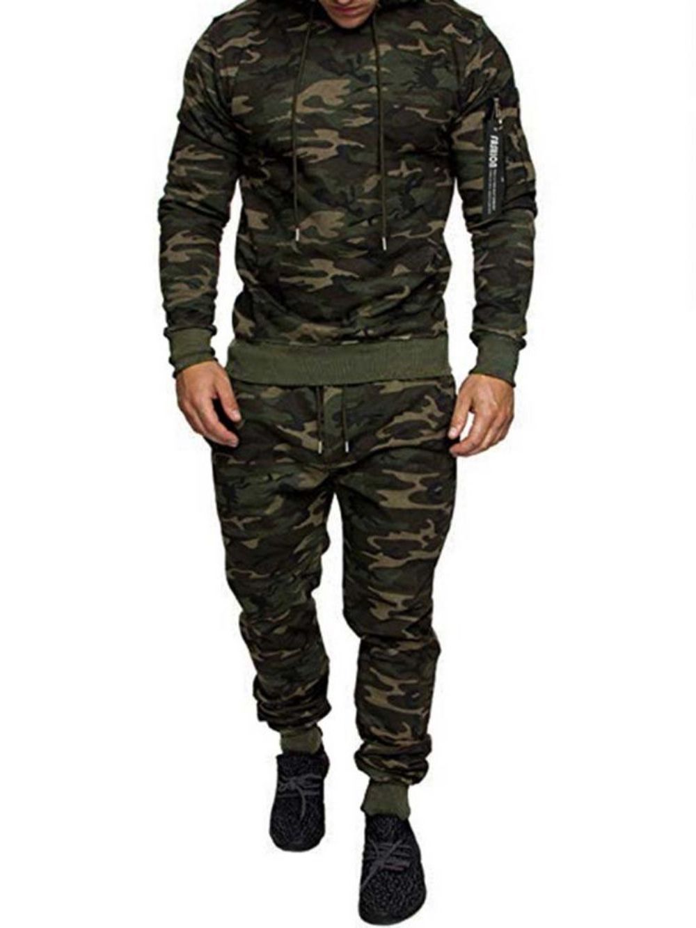 Casual Hoodie-Outfit Heren