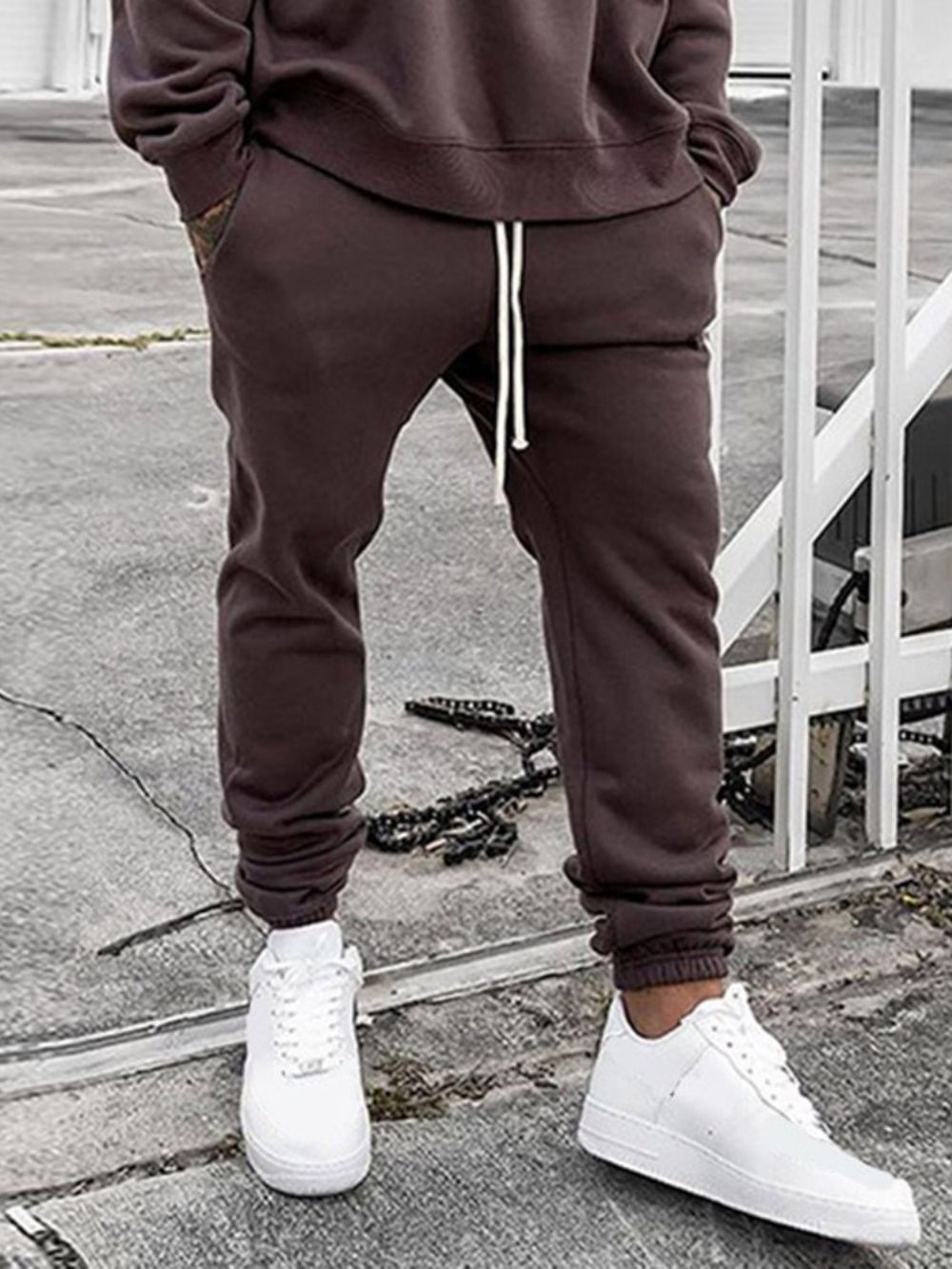 Casual Letterbroek Herenoutfit