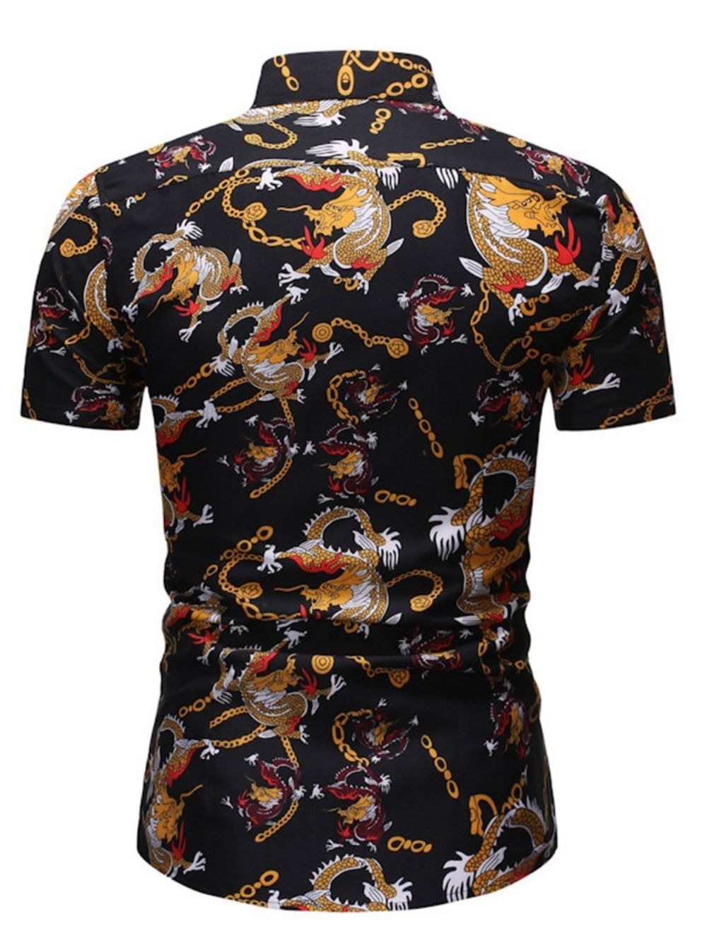 Casual Overhemd Met Print Single-Breasted Herenoutfit