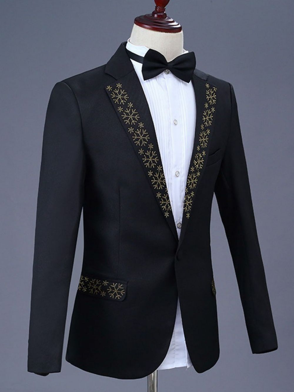 Een Knoop Diamanten Blazer & Broek Feestjurk Kostuum Heren
