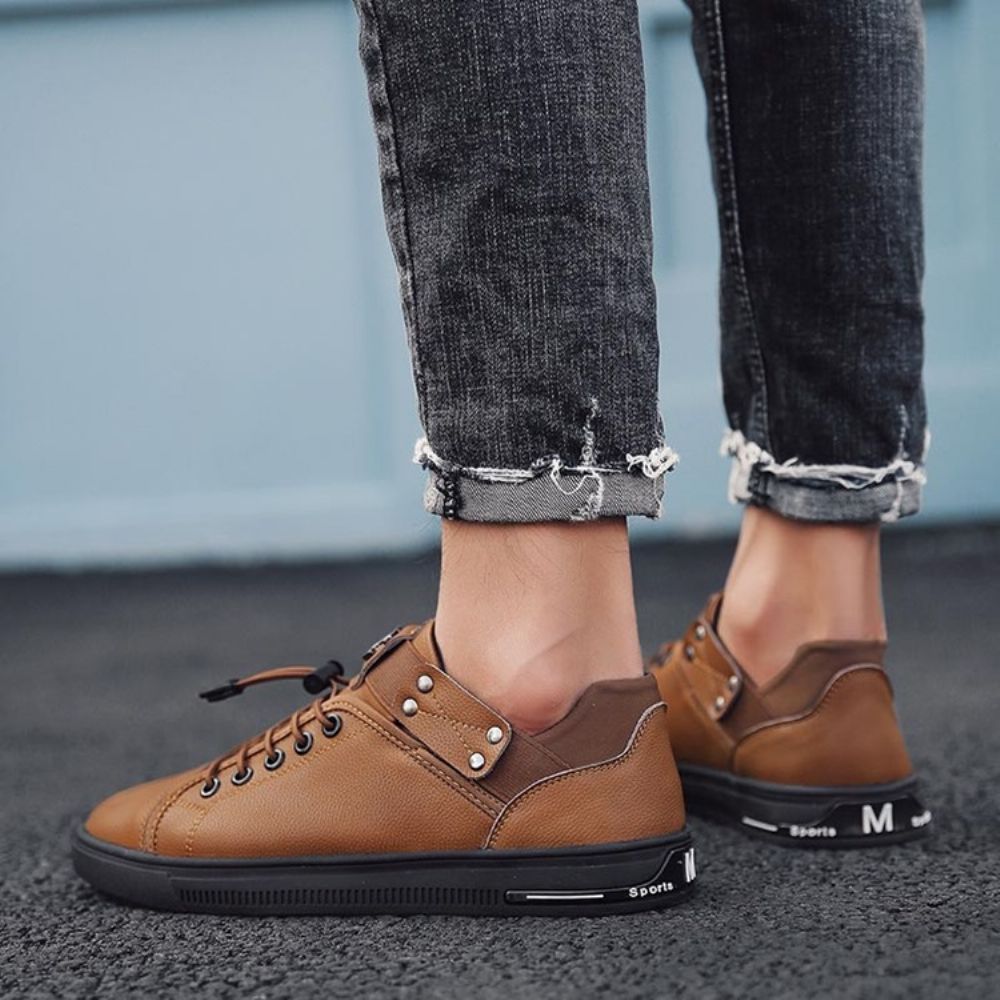 Effen Skateschoenen Heren Met Elastische Band