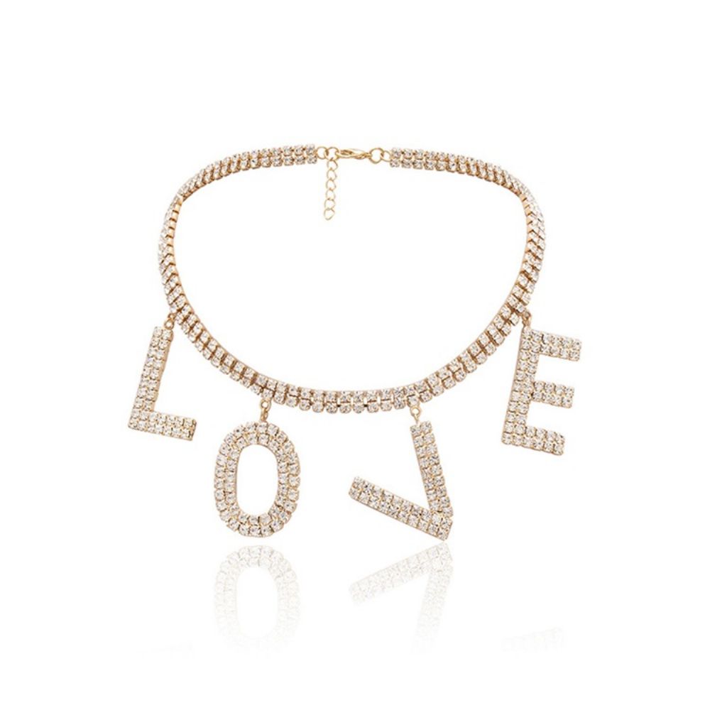 Hanger Diamante Party Vrouwelijke Kettingen