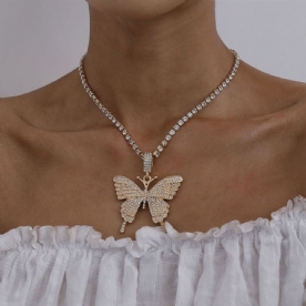 Hanger Ketting Diamante Vrouwelijke Kettingen