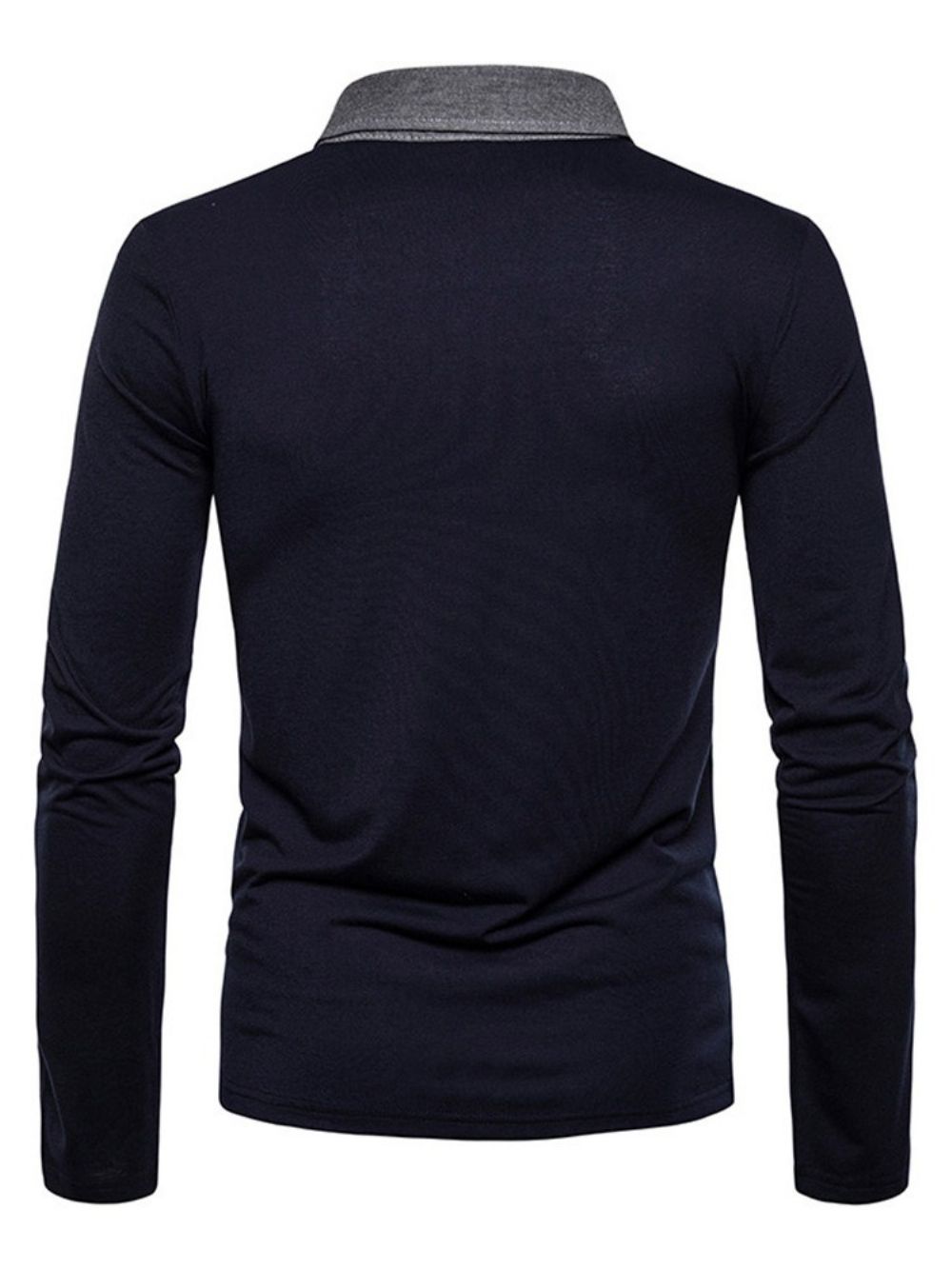 Casual Herenpoloshirt Met Kleurvlakken