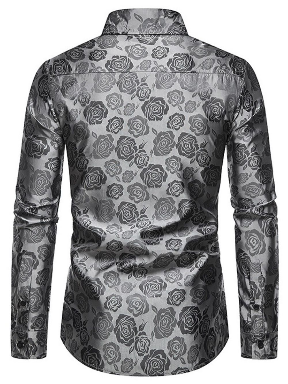 Casual Overhemd Met Bloemenprint En Single-Breasted Herfst
