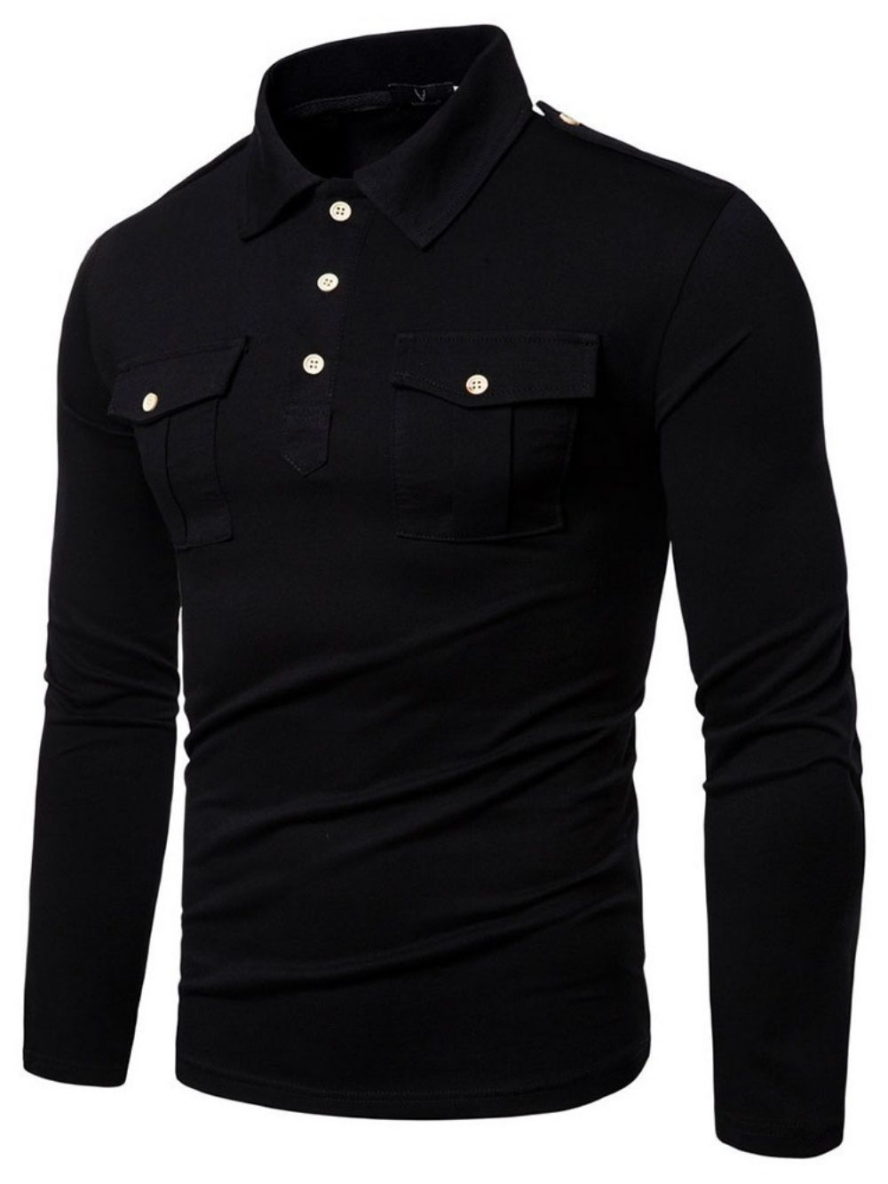 Effen Poloshirt Heren Met Zak En Polohals