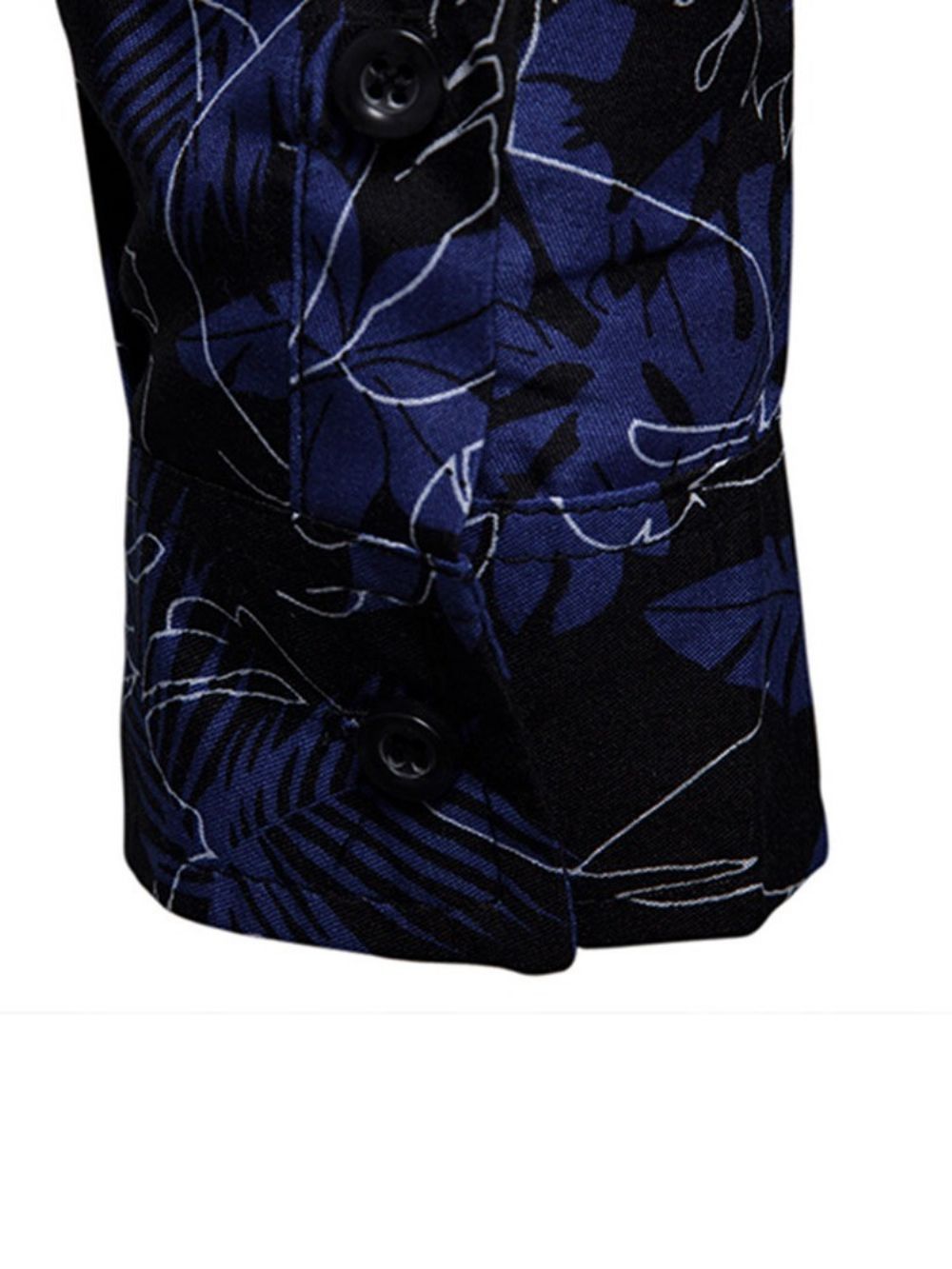 Europees Slim Herfstoverhemd Met Print Revers