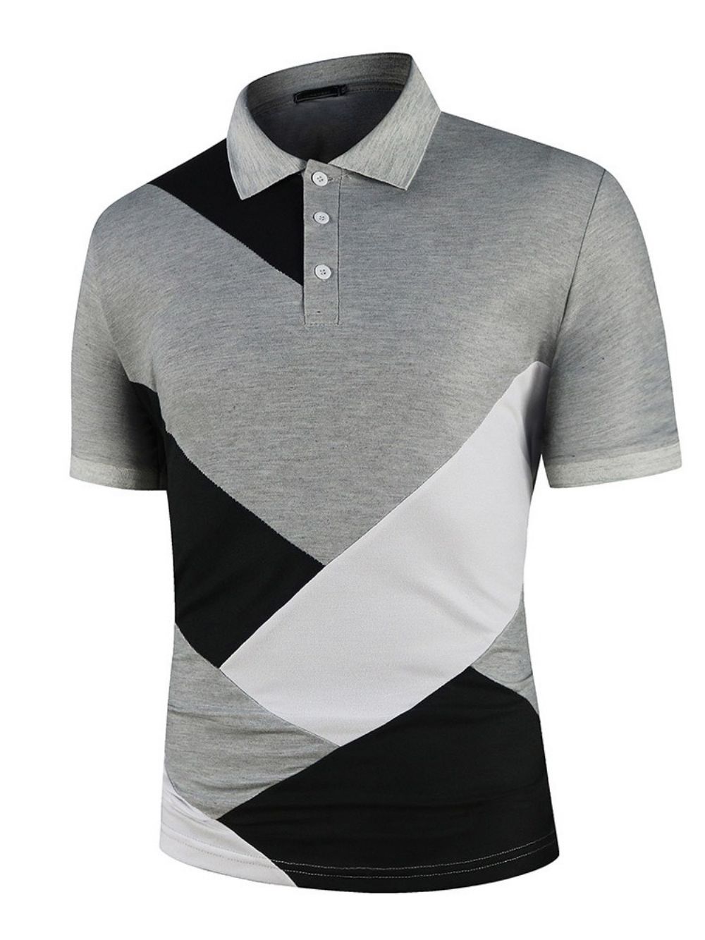Patchwork Kleurblok Engeland Poloshirt