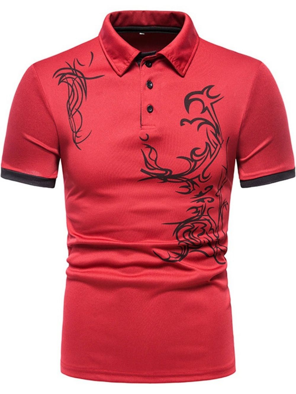 Polo Nek Sport Knop Heren Poloshirt