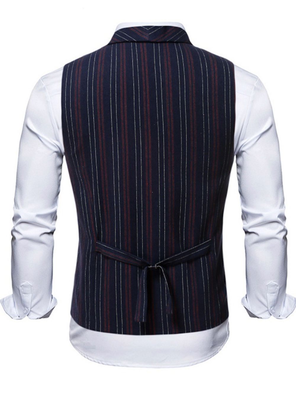 Engeland Gilet Met Dubbele Rij Knopen En Strepen
