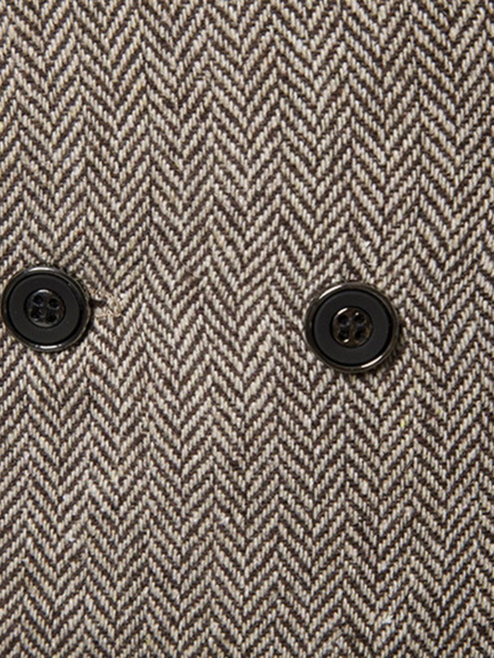 Winter Ol-Gilet Met V-Hals En Effen Print