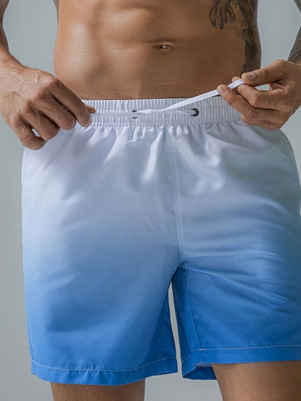 Rechte Strandshort Met Veters Heren