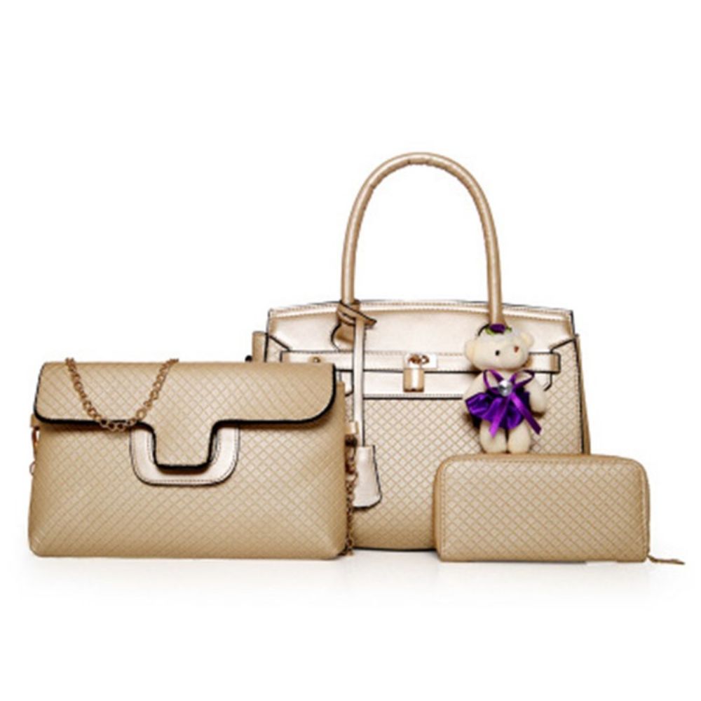 Graceful Embossing Dames Handtas (3 Tassen)