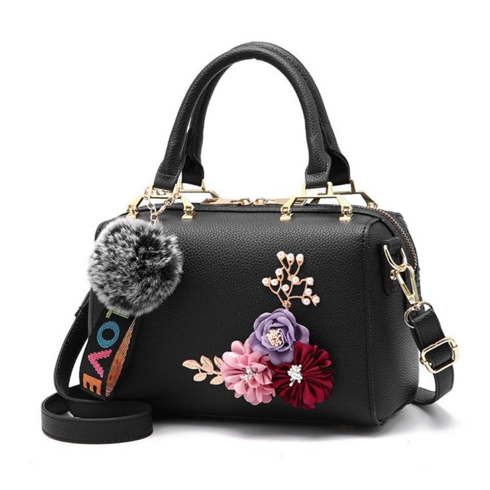 Mode Bloemen Handtas Met Rits Dames